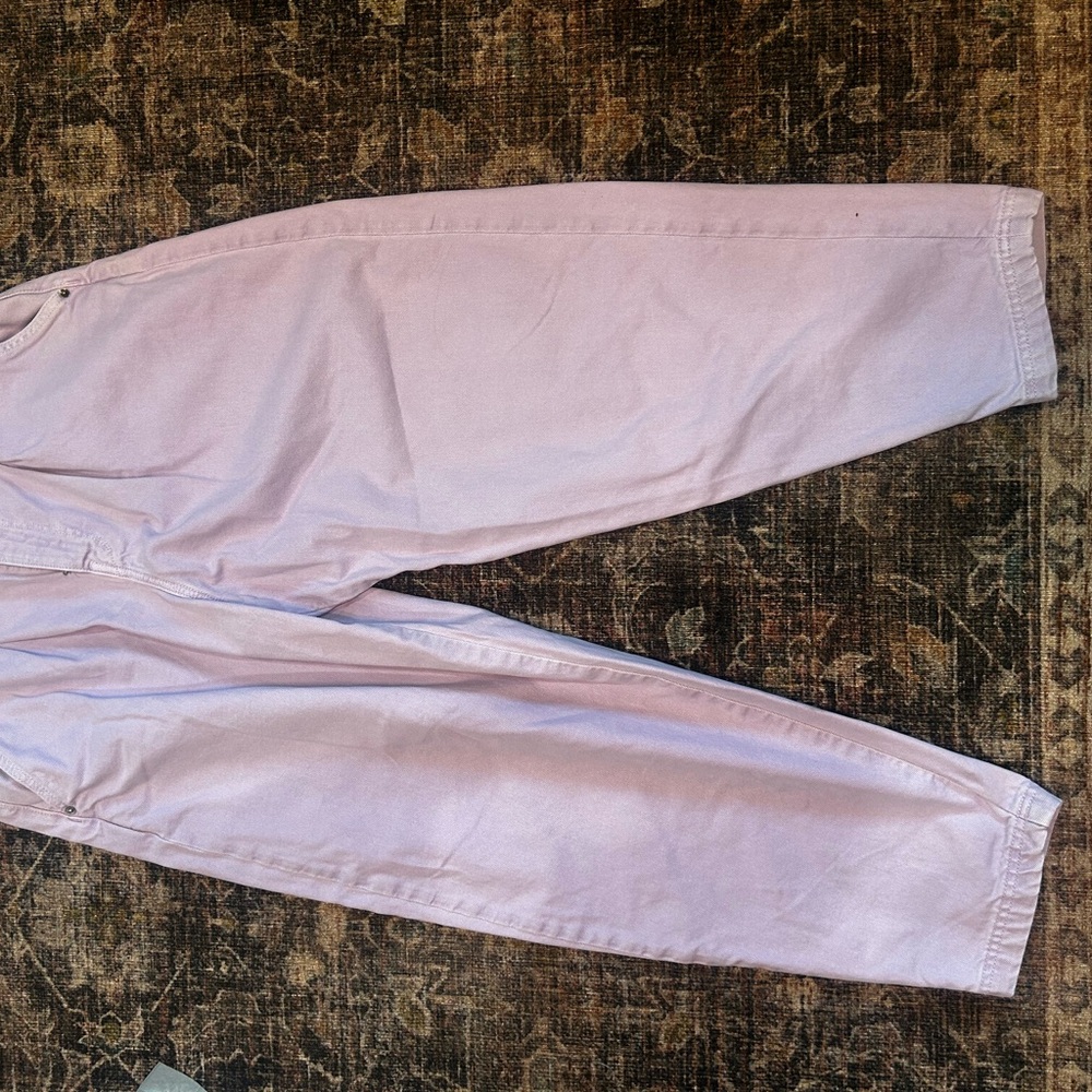 Zara Pink Straight Leg Jeans